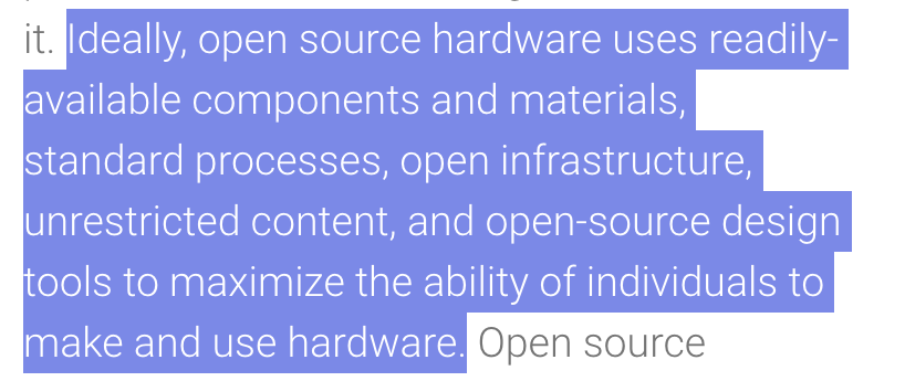 open hardware